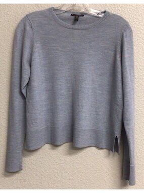 Eileen Fisher Women's Size Medium Green 100% Merino Wool Pullover Sweater